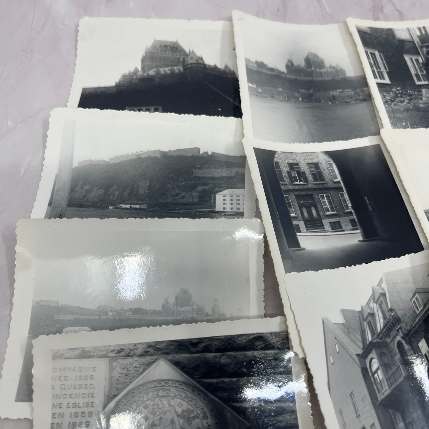 1953 Quebec Canada Lot of 16 Original Photos SB7