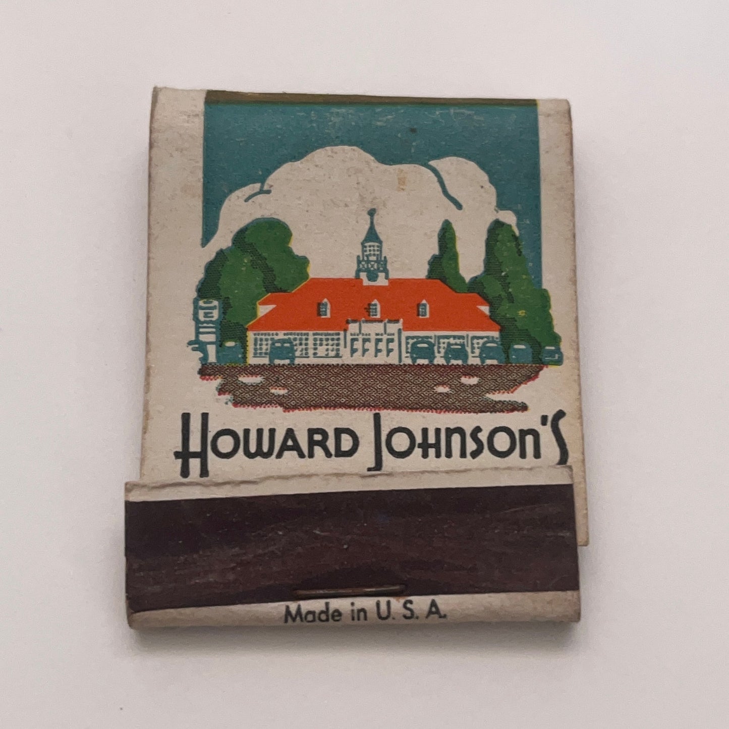 Howard Johnson's Famous Ice Cream Vintage Matchbook Cover TB8-MB2-4