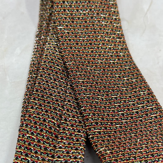 Retro Men's Long Straight Slim Woven Sparkle Christmas Necktie Tie TJ4-T2