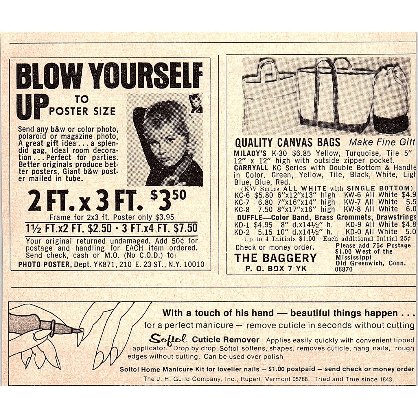 Eno Nash Cartoon - Yankee Tribulations IRS 1971 Magazine Ad AG4-3