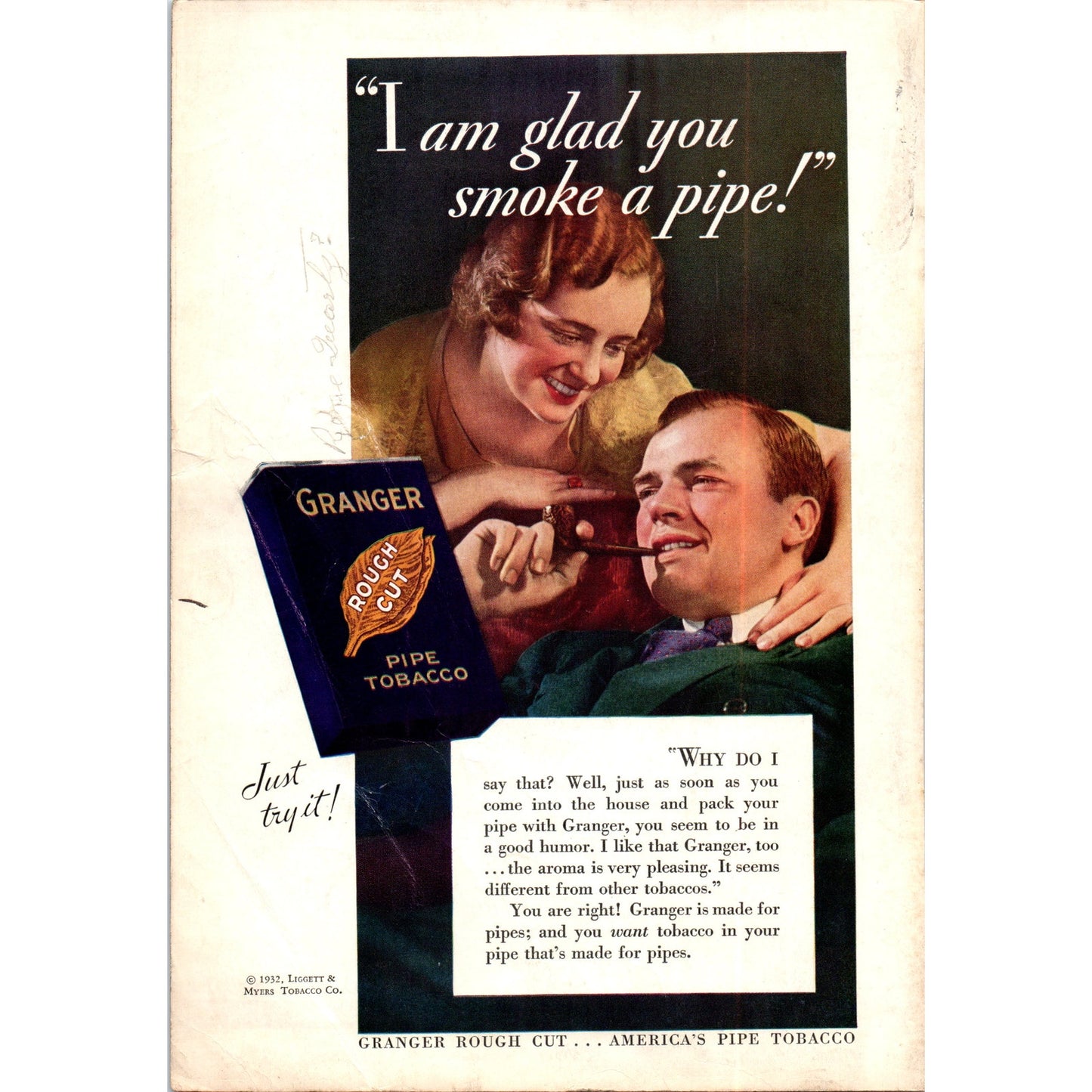 1932 Ethyl Gasoline Circus Elephant - Vintage Magazine Ad D18