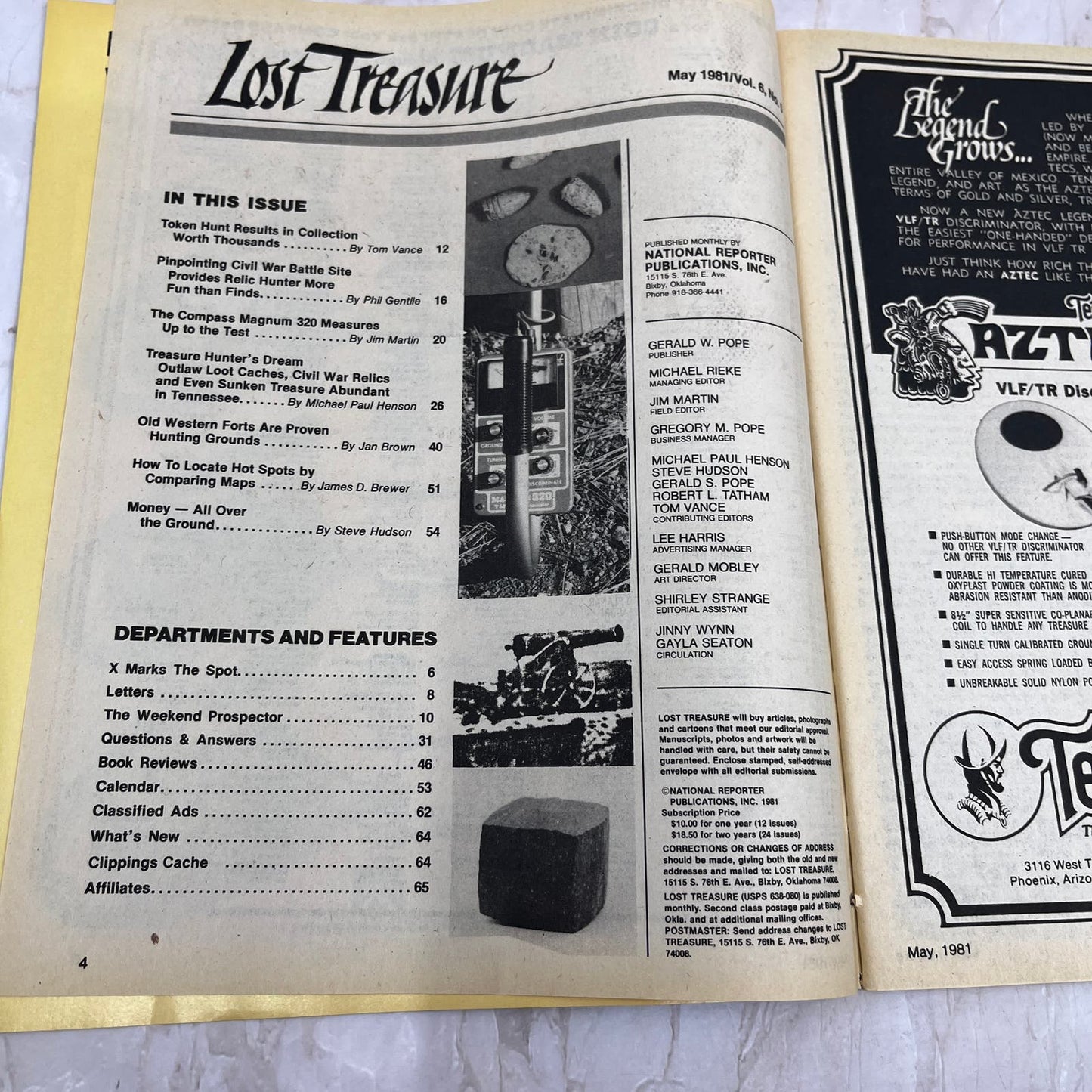 1981 May - Lost Treasure Magazine - Treasure Hunting Gold Prospecting M15
