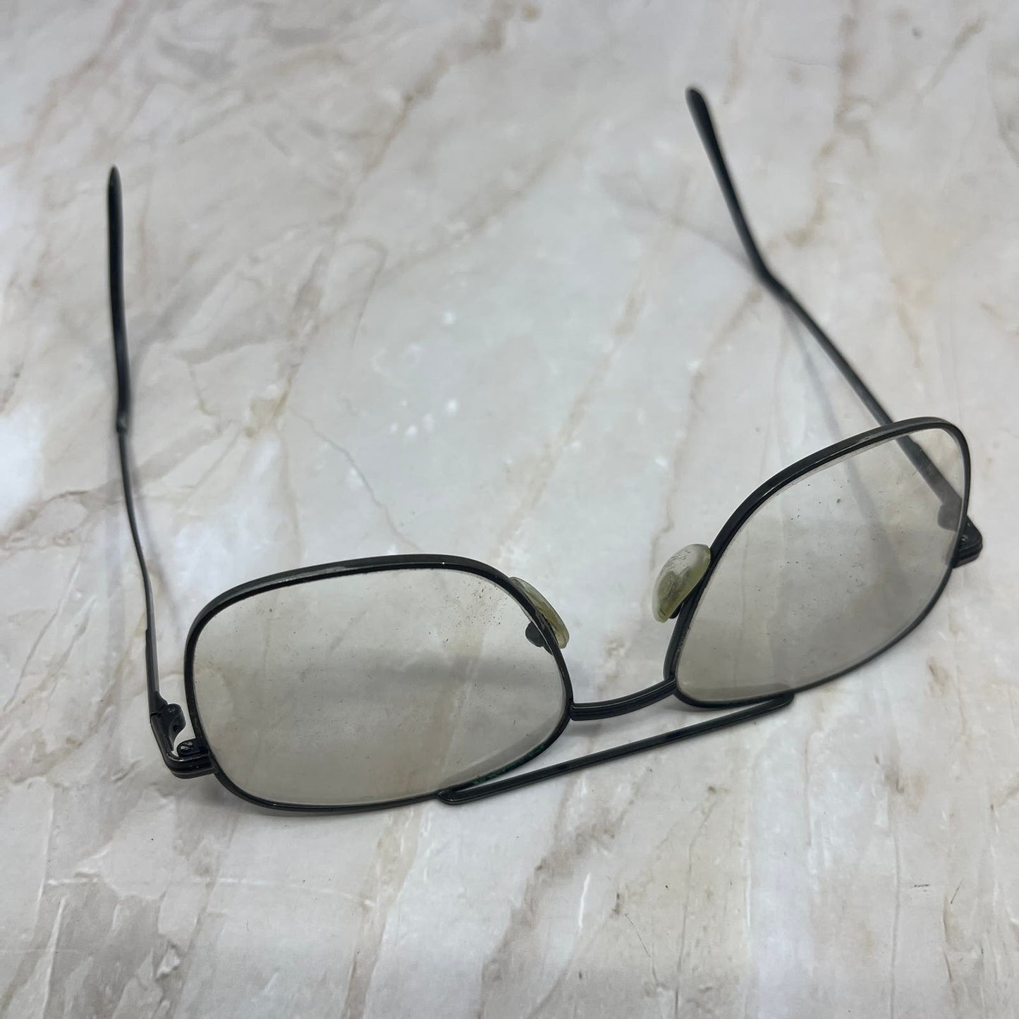 Retro Anthony Martin Trooper 05 Black Aviator Sunglasses Eyeglasses TD7-G4-2