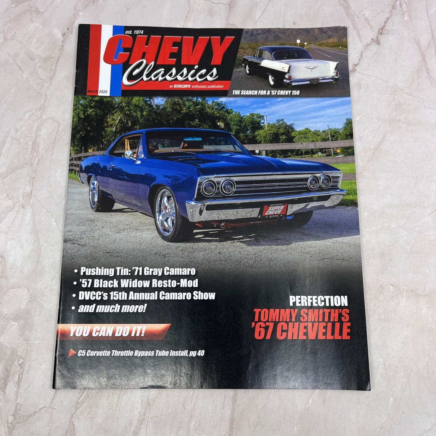 Tommy Smith 57 Chevelle - Chevy Classics Magazine - Mar 2020 M29