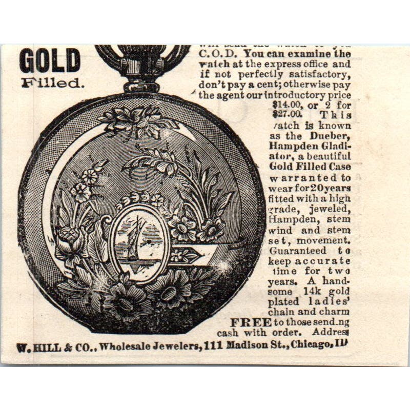 Henry Clay Camera Scovill & Adams Co NY c1890 Victorian Ad AE8-CH9