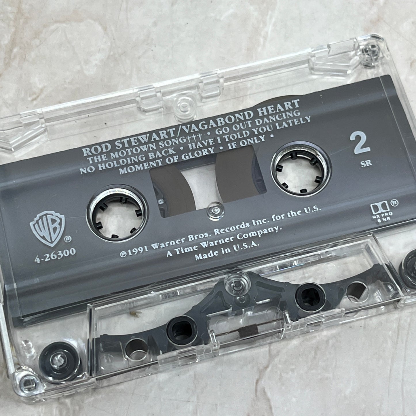 Rod Stewart Vagabond Heart Cassette Tape TH9-C2