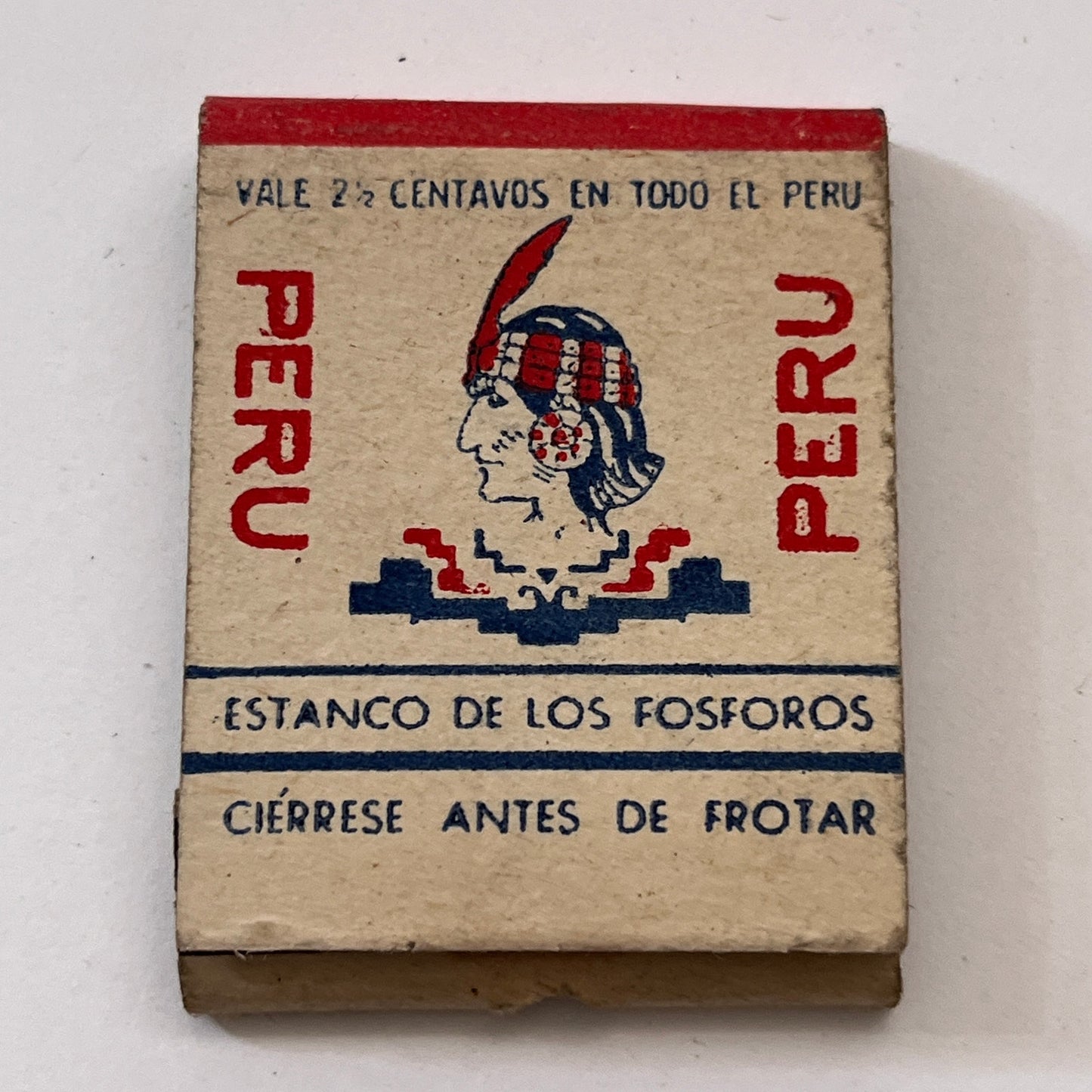 Norge Refrigerator Peru Calidad Belleza Economia Vtg Matchbook Cover TB8-MB2-10