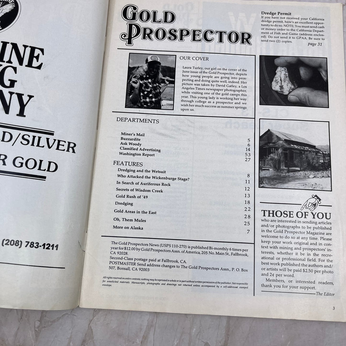 1983 June - Gold Prospector Magazine - Treasure Hunting Prospecting Gold M11