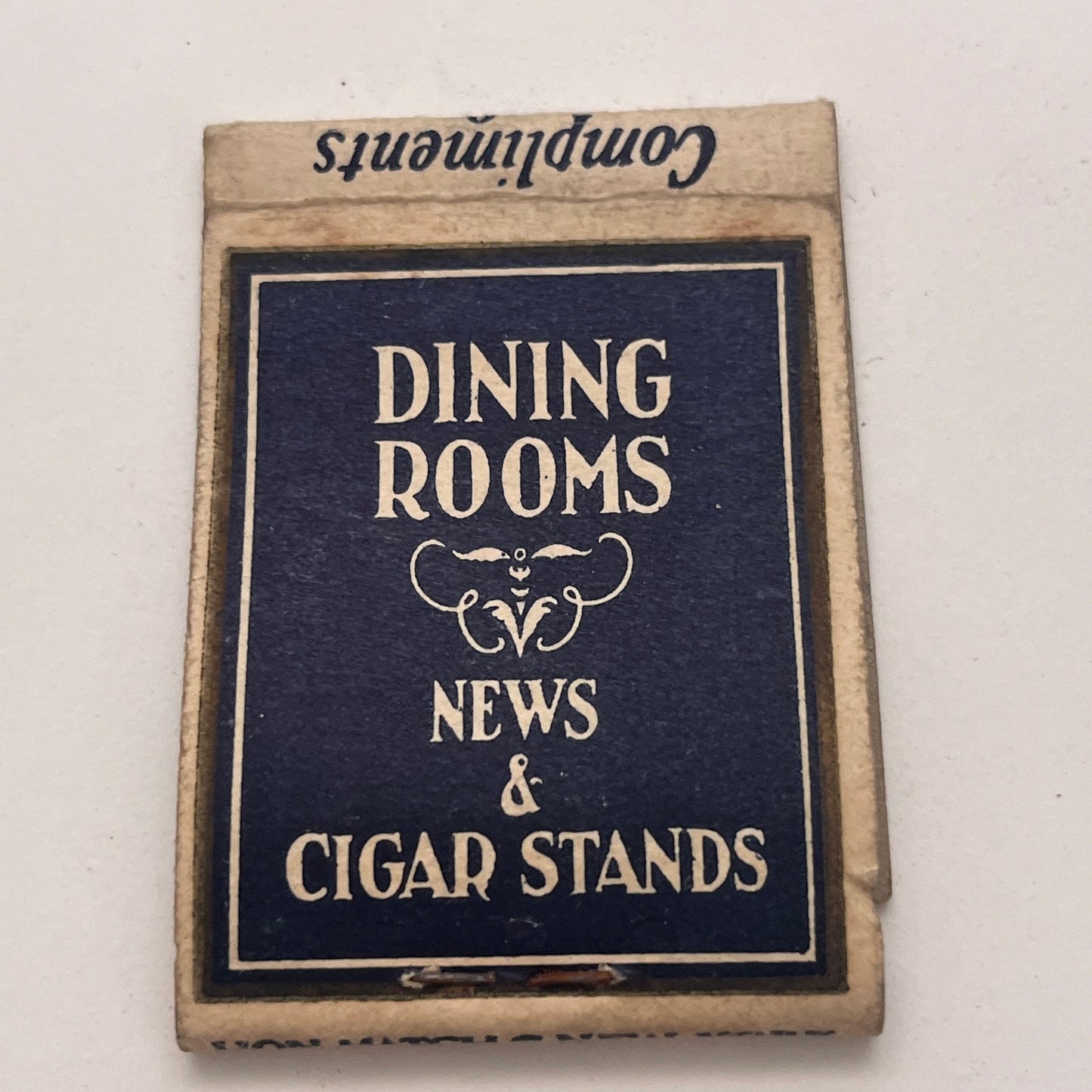 The Armstrong Company Dining Rooms Boston MA Vintage Matchbook Cover TB8-MB-5