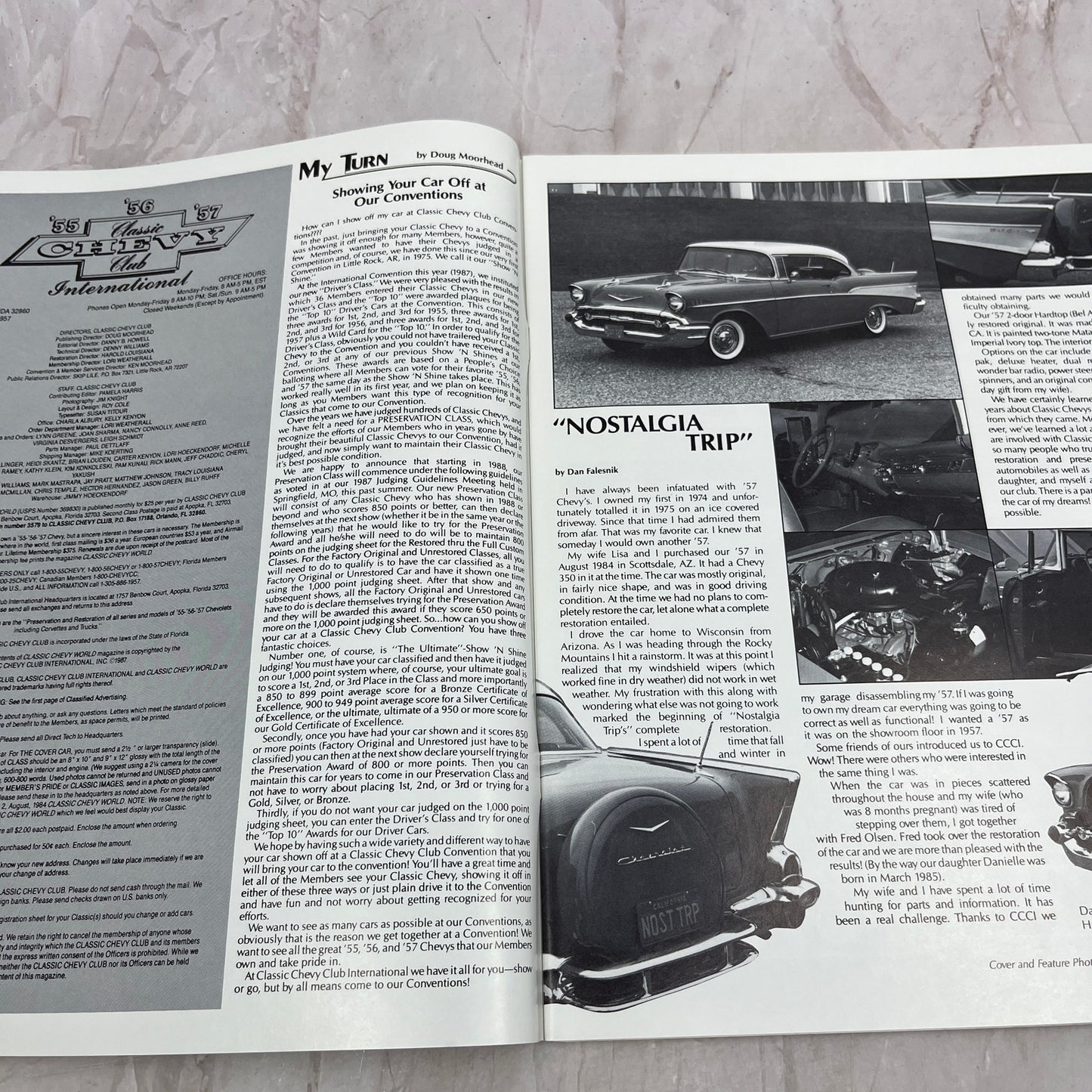 Sandblasting - '55, '56, '57 Classic Chevy World Magazine - Oct 1987 M31