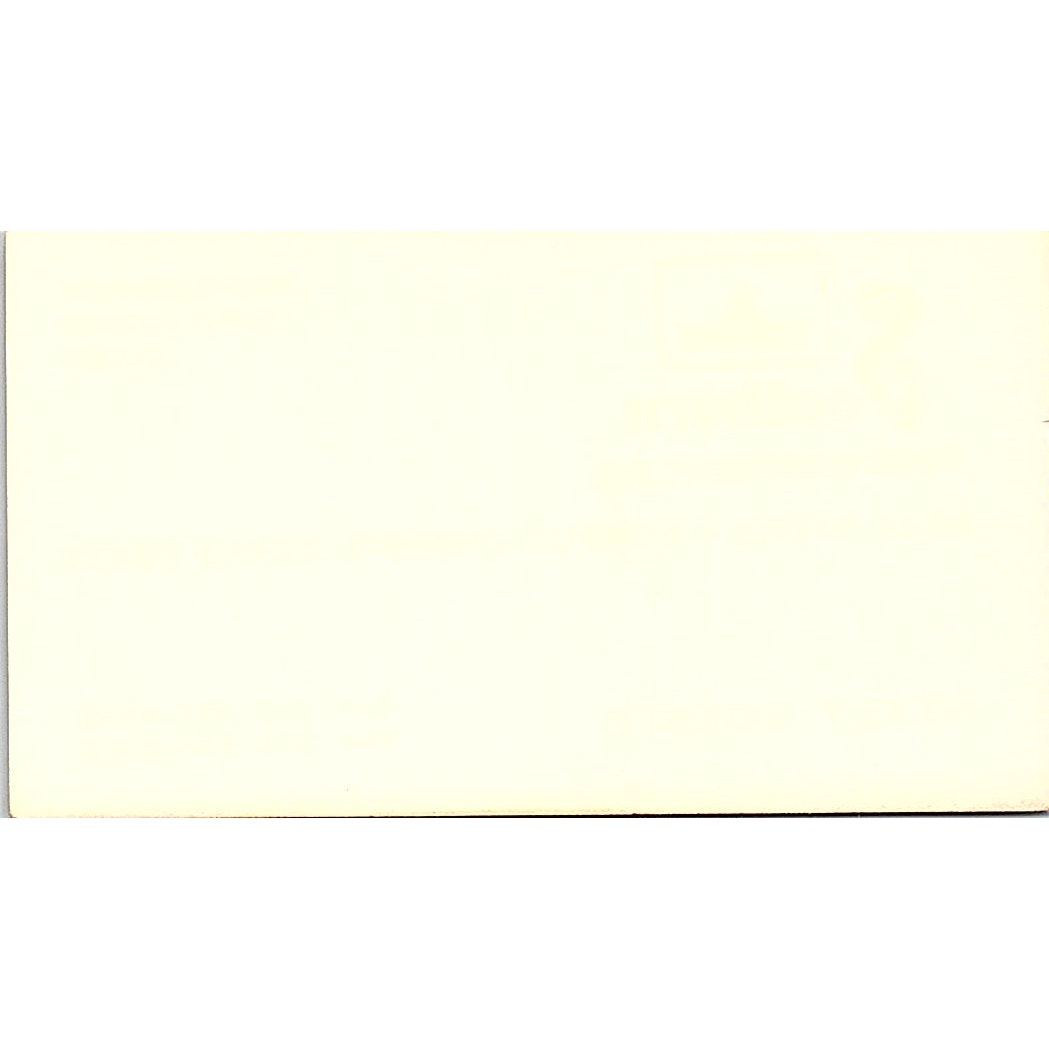 A.M. Terry Tirre Hi-Time Gourmet Foods Costa Mesa Vintage Business Card SD9-B10