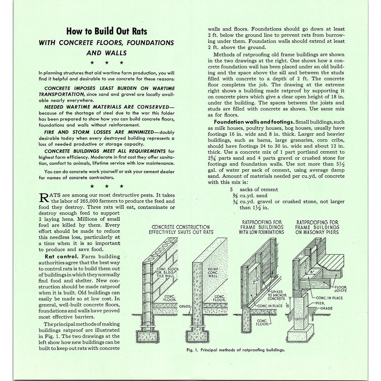 How To Build Out Rats Brochure Portland Cement Association Des Moines IA AG5-H2