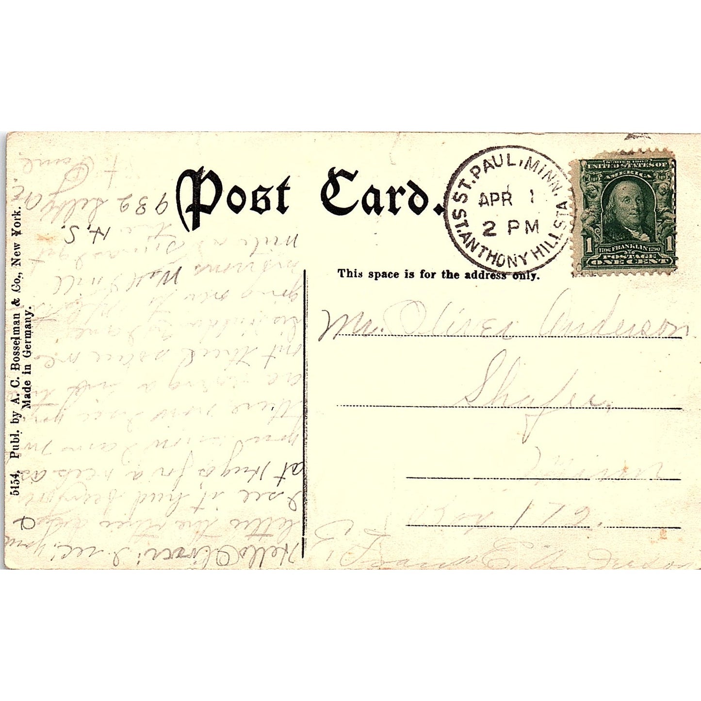 c1910 Flower Gardens at Highcroft Lake Minnetonka MN Antique Postcard AG2-M16