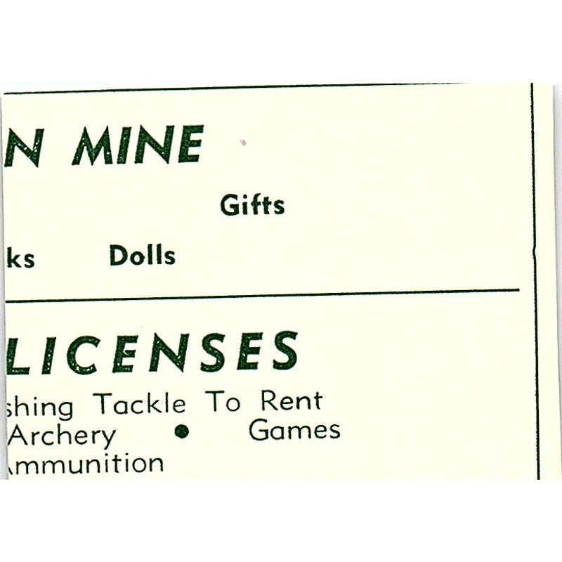 A&W Root Beer Soda Fountain 224 E. Elkhorn 1957 Estes Park CO Ad AG4-S10