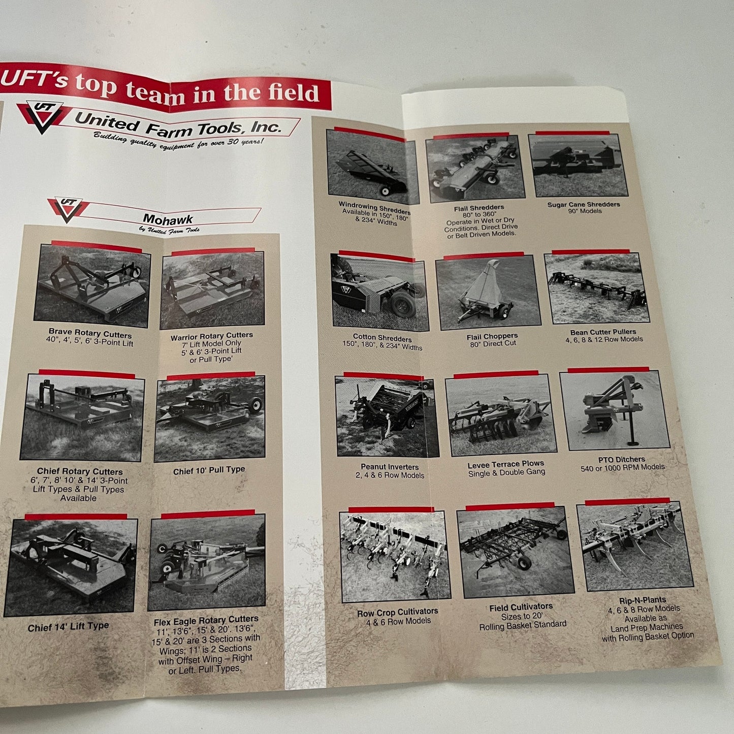 UFT United Farm Tools Inc Vintage Brochure AJ2-H7
