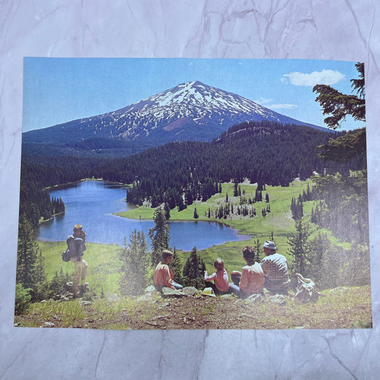 Retro Kitsch Family Picnic at Todd Lake 8x10" Art Print V20