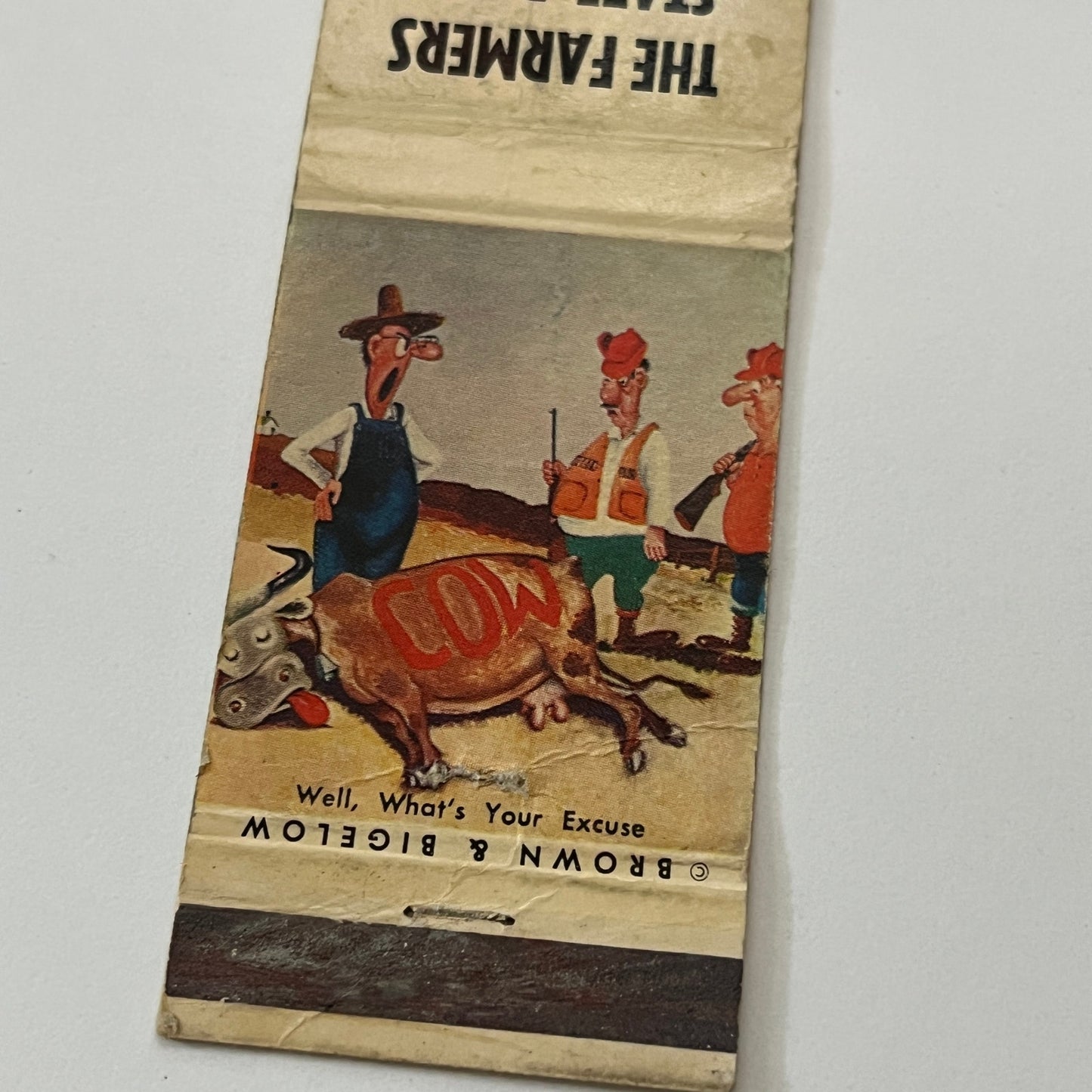 The Farmers State Bank Albert Kansas Vintage Matchbook Cover TB6-MB1-14