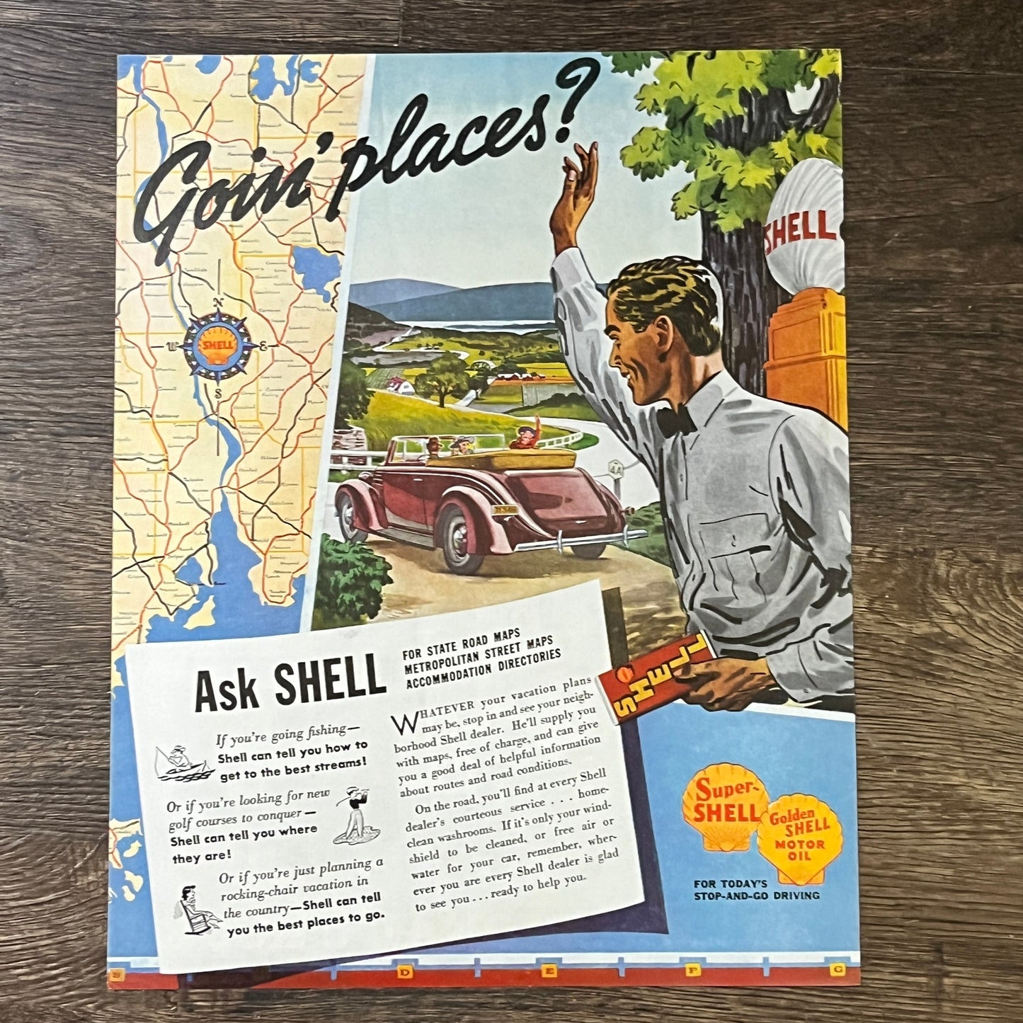 1938 International Harvester Trucks Coca-Cola Delivery Truck D-300 Ad 10x13 V3