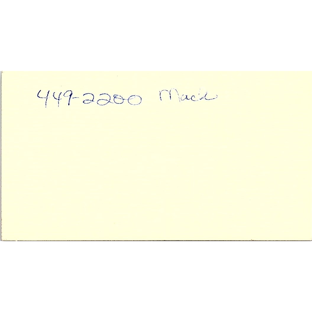 Thomas E Oliver CPA Baytown TX Vintage Business Card SD9-B1