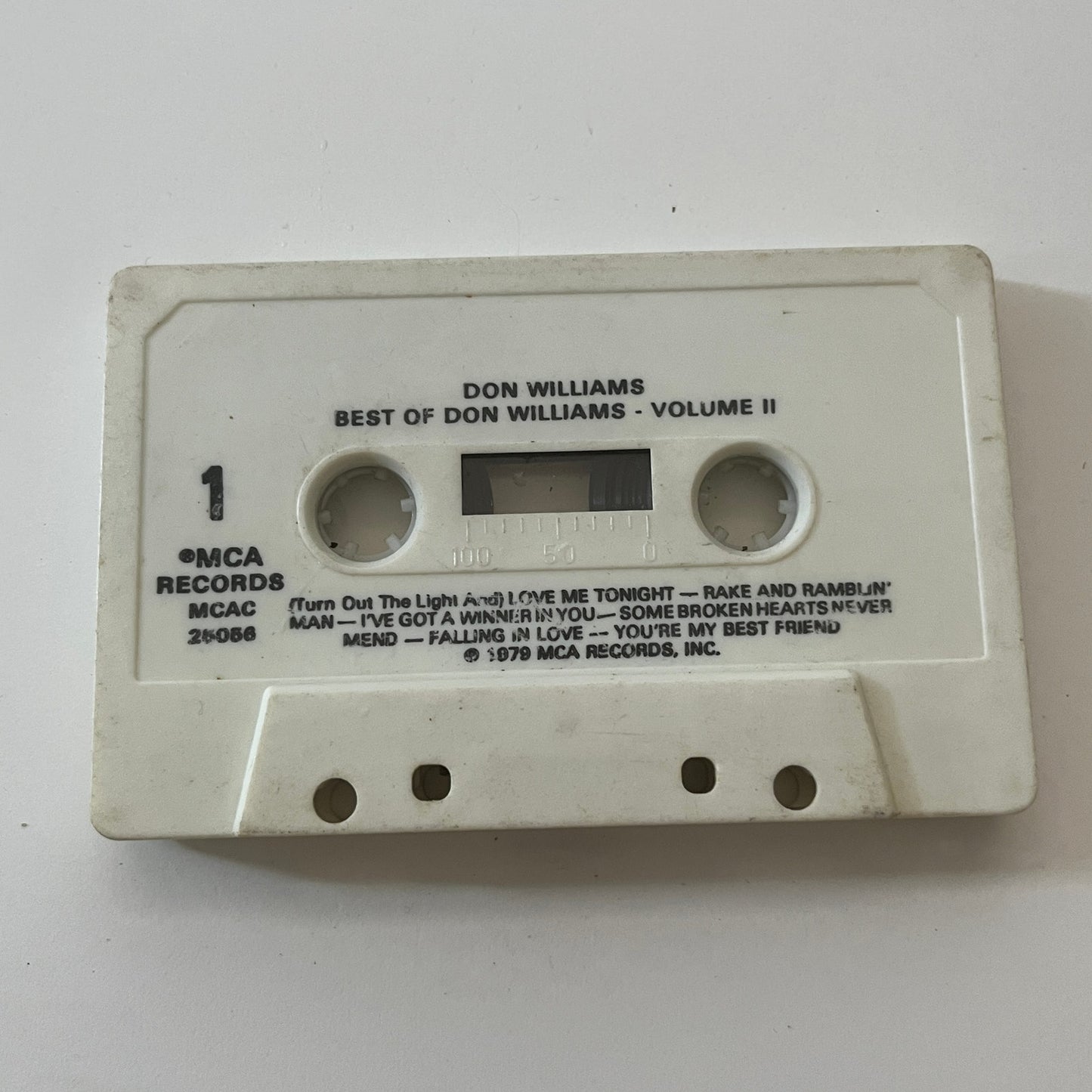 Don Williams - The Best of Don Williams Volume II Cassette Tape TB6-OT1