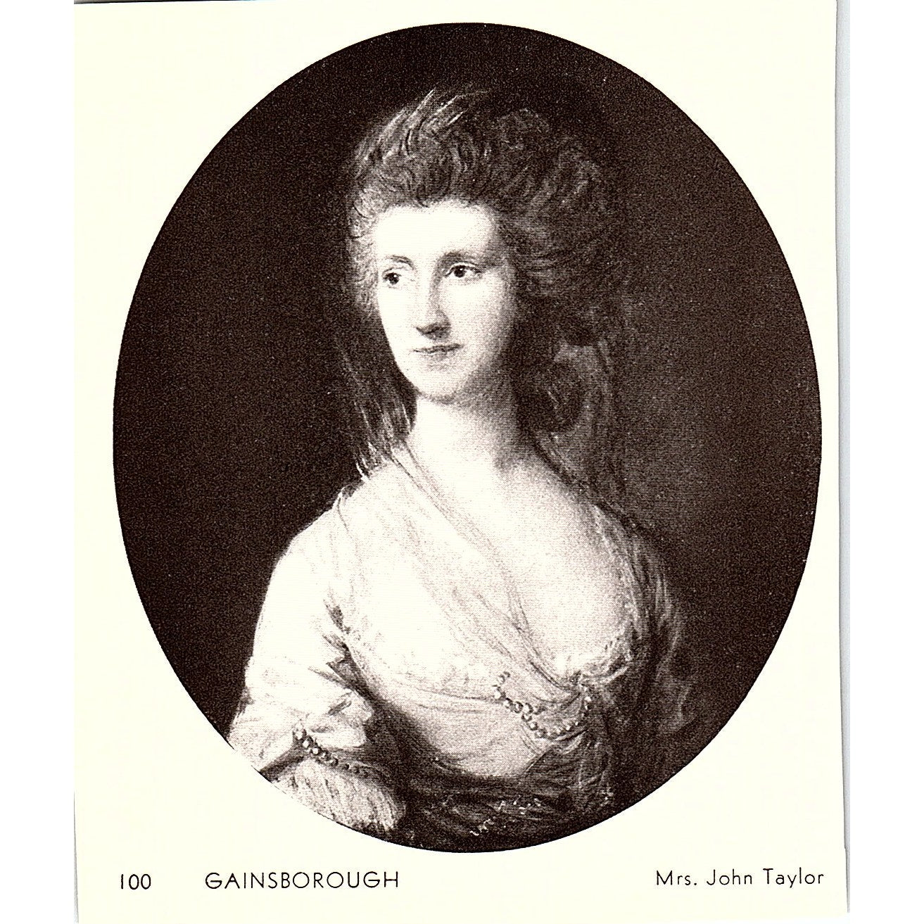Mrs. John Taylor - Gainsborough Vintage Art Print 3x4 V12