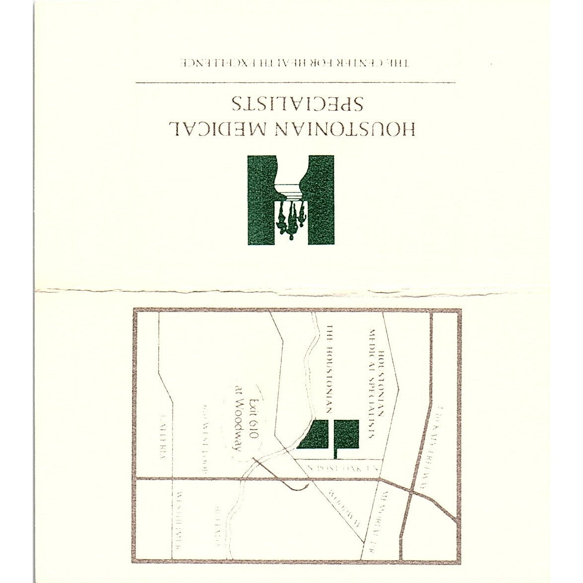 Podiatry Kenrick J. Dennis, D.P.M. Houston TX, Vintage Business Card SB4-B2