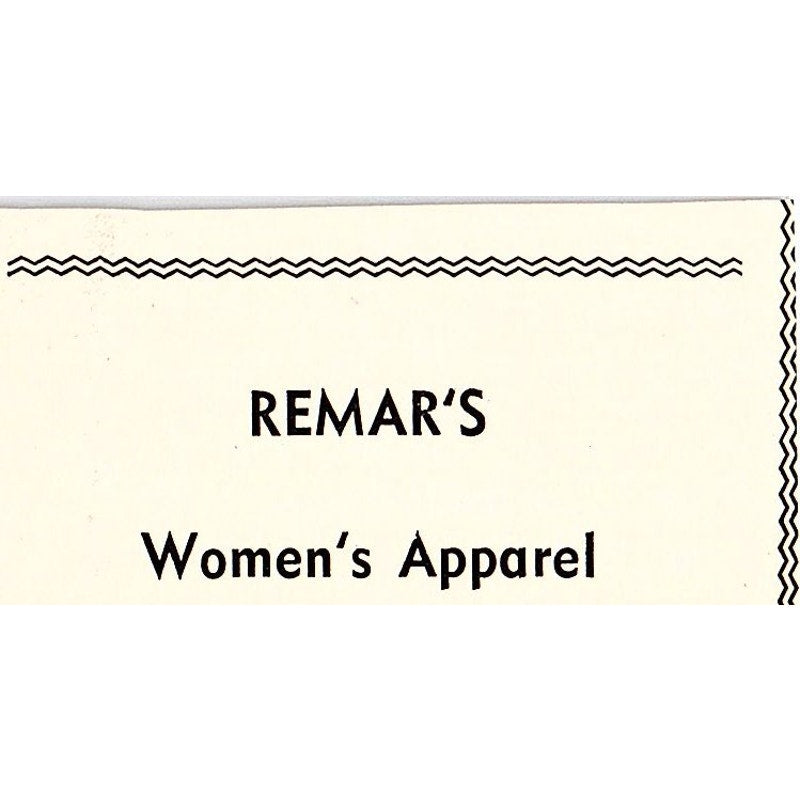 Chrisman Auto Equipment, Remar's Womens Apparel c1965 Ad AF8-S22
