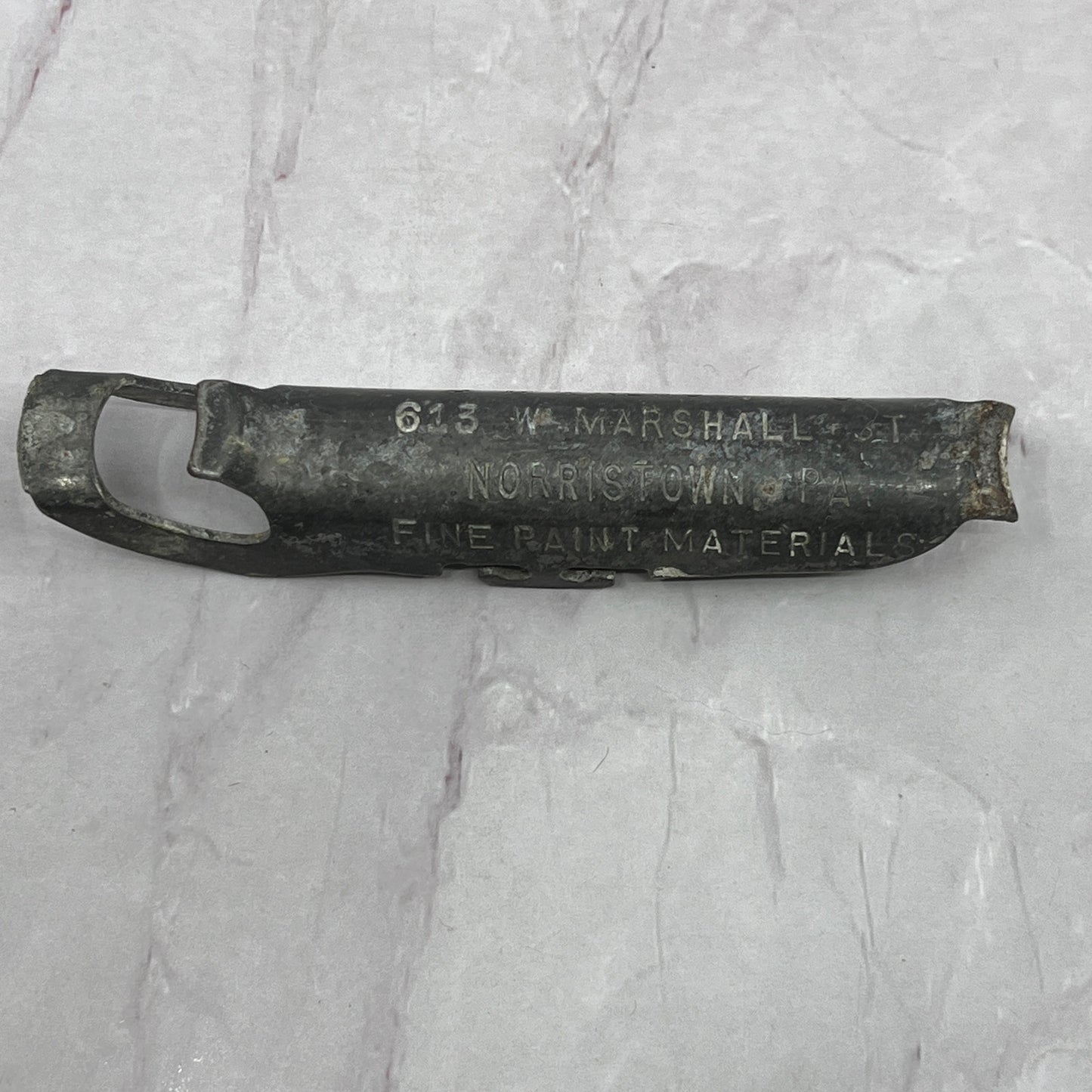 Vintage J.H. French Inc Norristown PA Fine Paint Material Paint Can Opener SE2