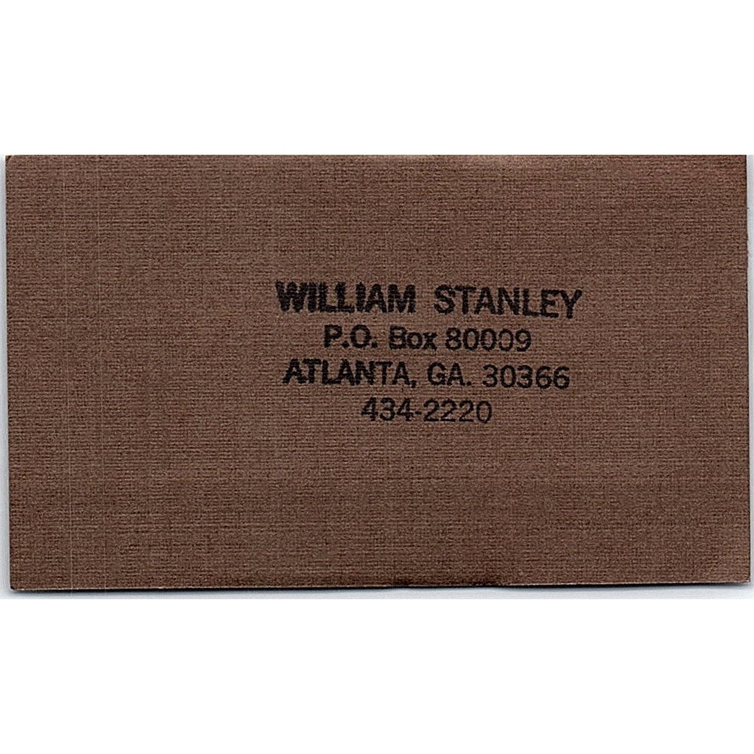 BMI Group William Stanley Atlanta Georgia Vintage Business Card SF3-B4