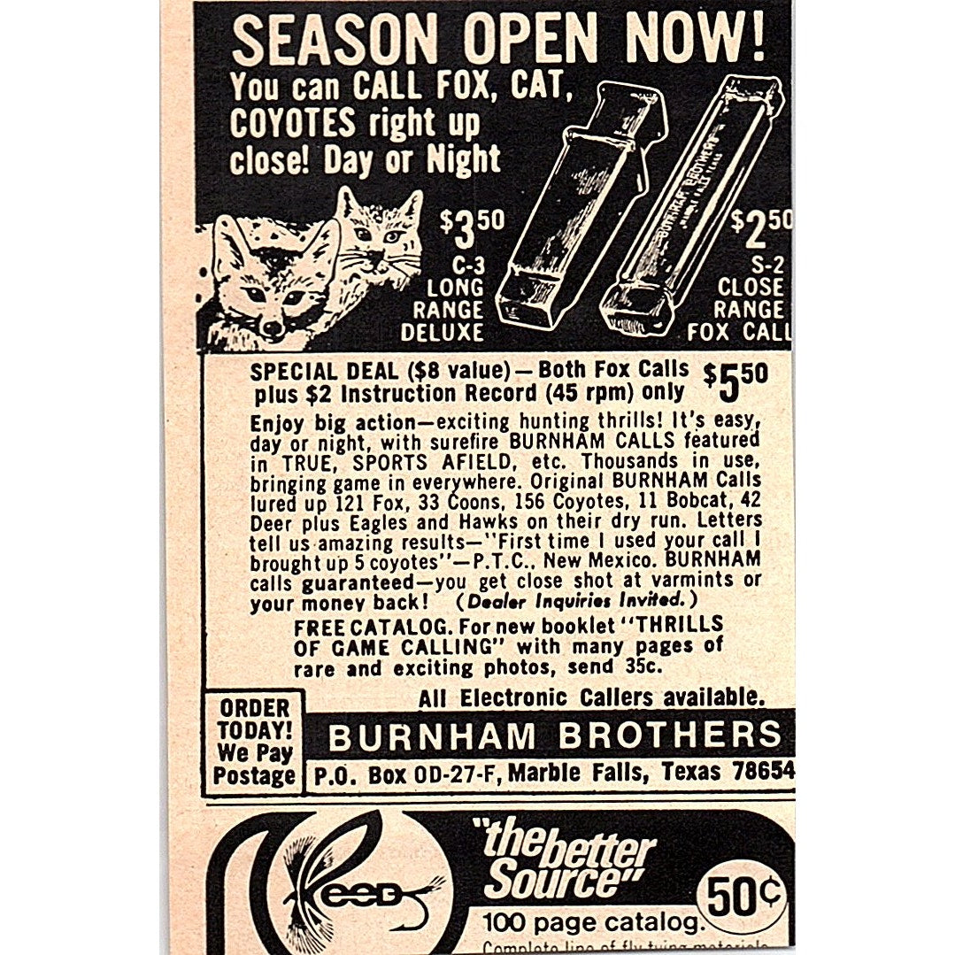 LL Bean Spring Catalog Promo 1977 Ad AF6-M2