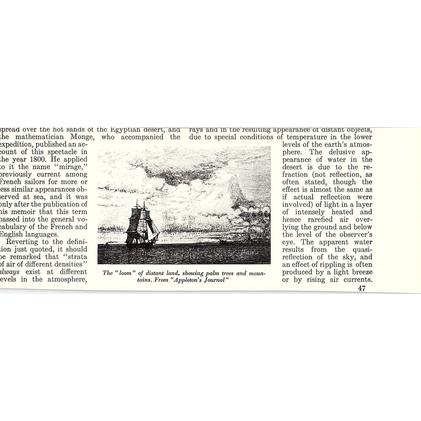 Mirage Seen from the Labrador Coast 1932 Photo AG2-7