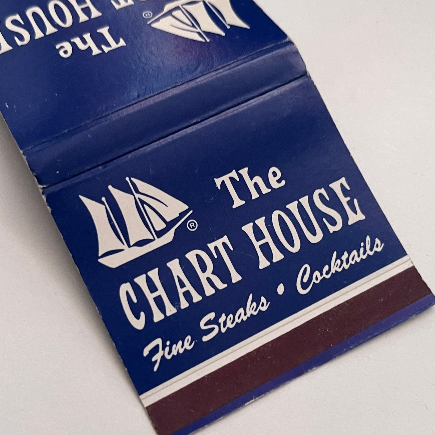 The Chart House Restaurant Fine Steaks Vintage Matchbook Cover MM2-7