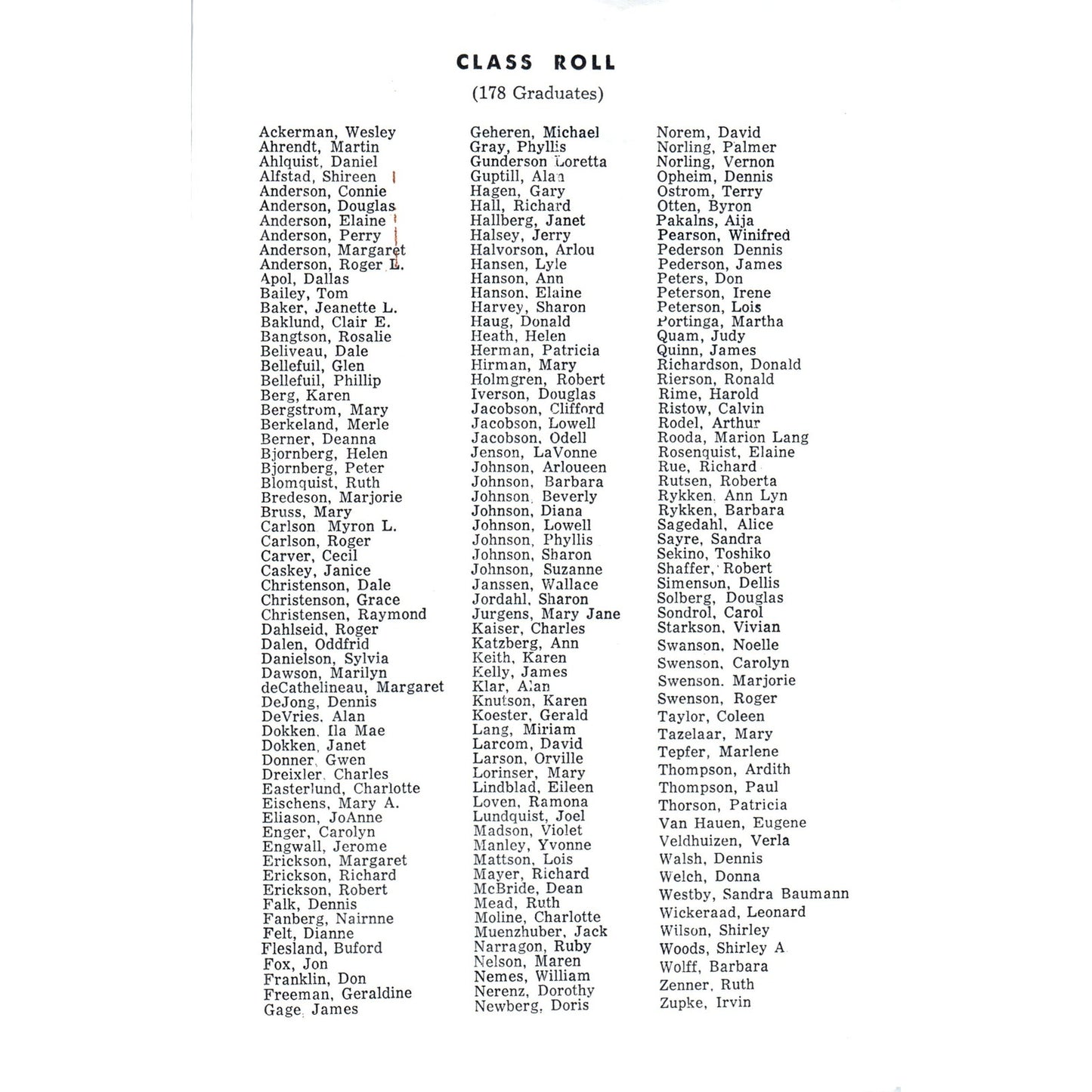 1956 Willmar High School Commencement Program Willmar MN TH9-SX1