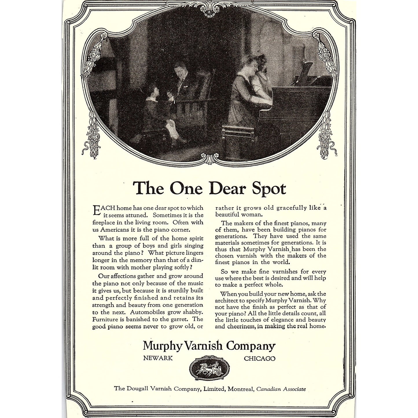 Lowe's Mellotone Finish The Lowe Brothers Co Dayton Ohio c1920 Ad AF8-8