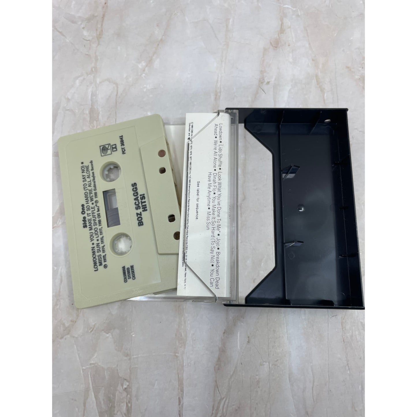 Boz Scaggs HITS! Cassette Tape Columbia Stereo Cassette TI9-T1