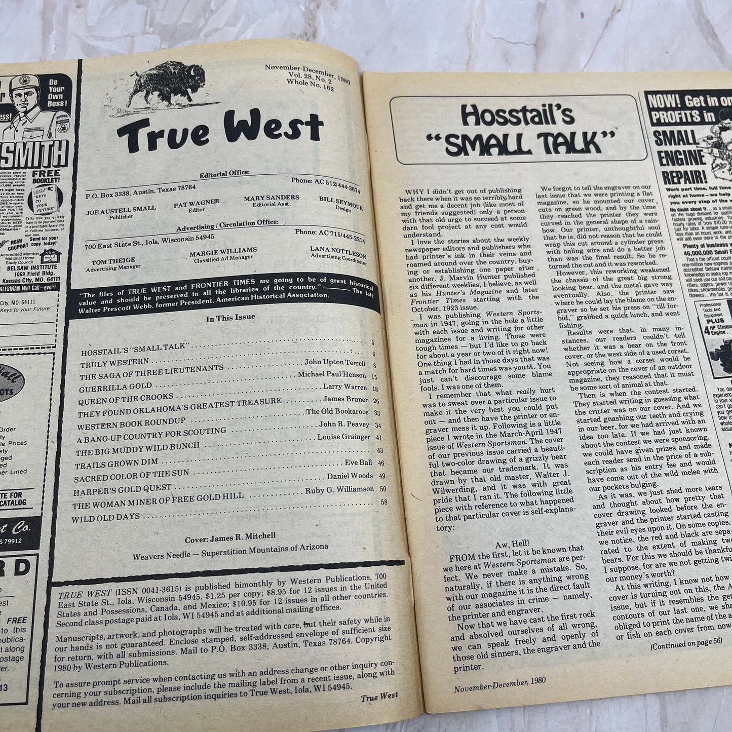 1980 Dec - True West Magazine - Treasure Hunting Death at Hawikuh M18