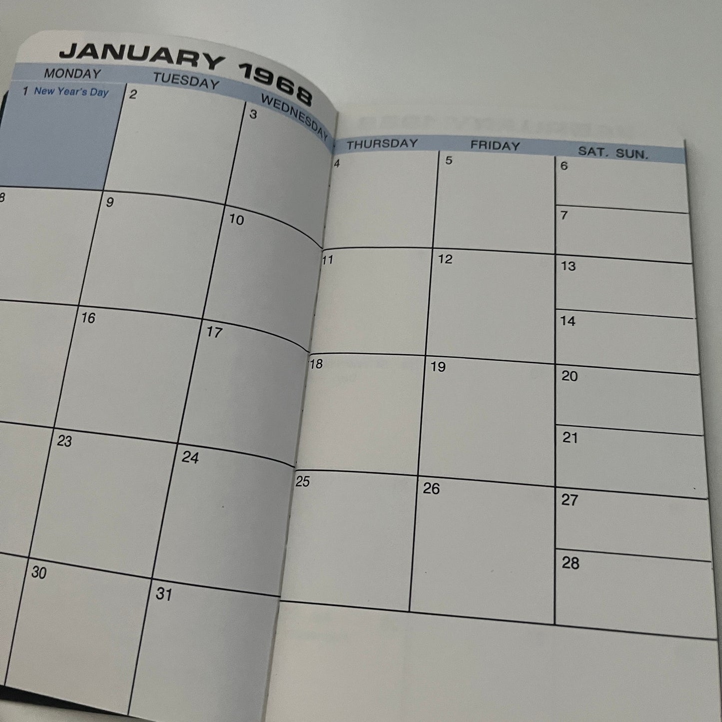 1968 Stauffer Chemical Company Promo Calendar Pocketbook J10