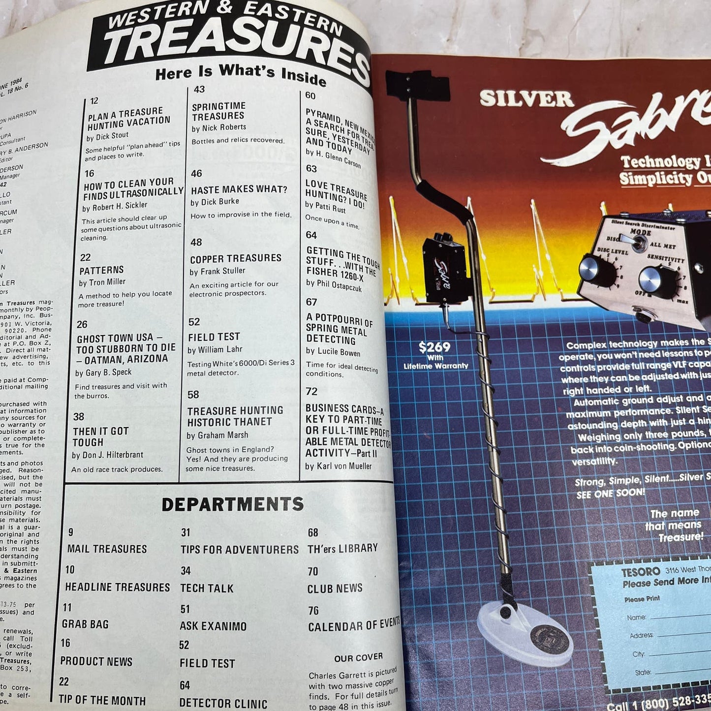 1984 June - Western & Eastern Treasures Magazine - Treasure Hunting Gold M12