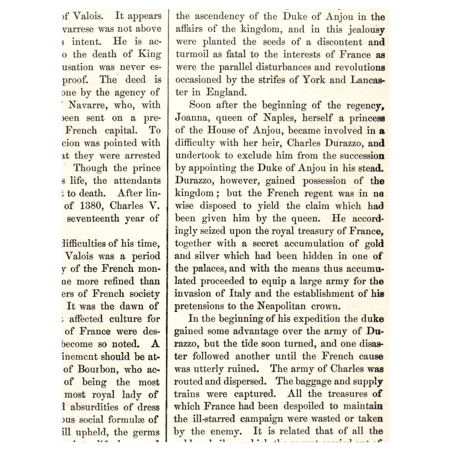 Young Charles VI in the Forest of Mans 1911 Engraving Print AF5-7