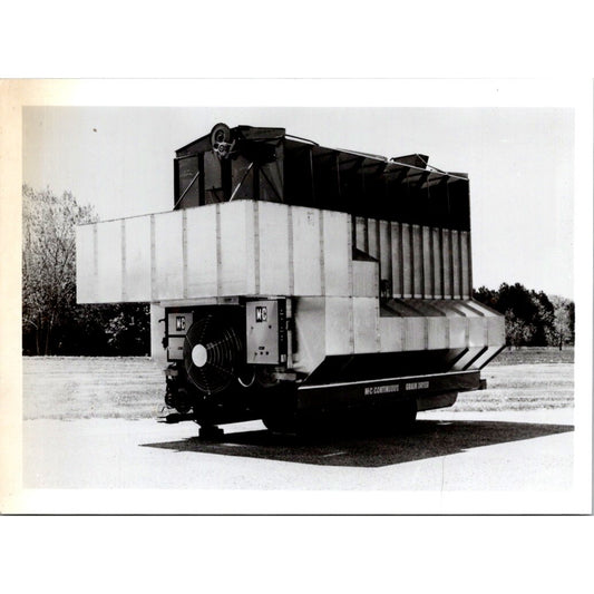 M-C Continuous Grain Dryer 5x6.75" Vtg Black and White Farming Photograph AJ2-3