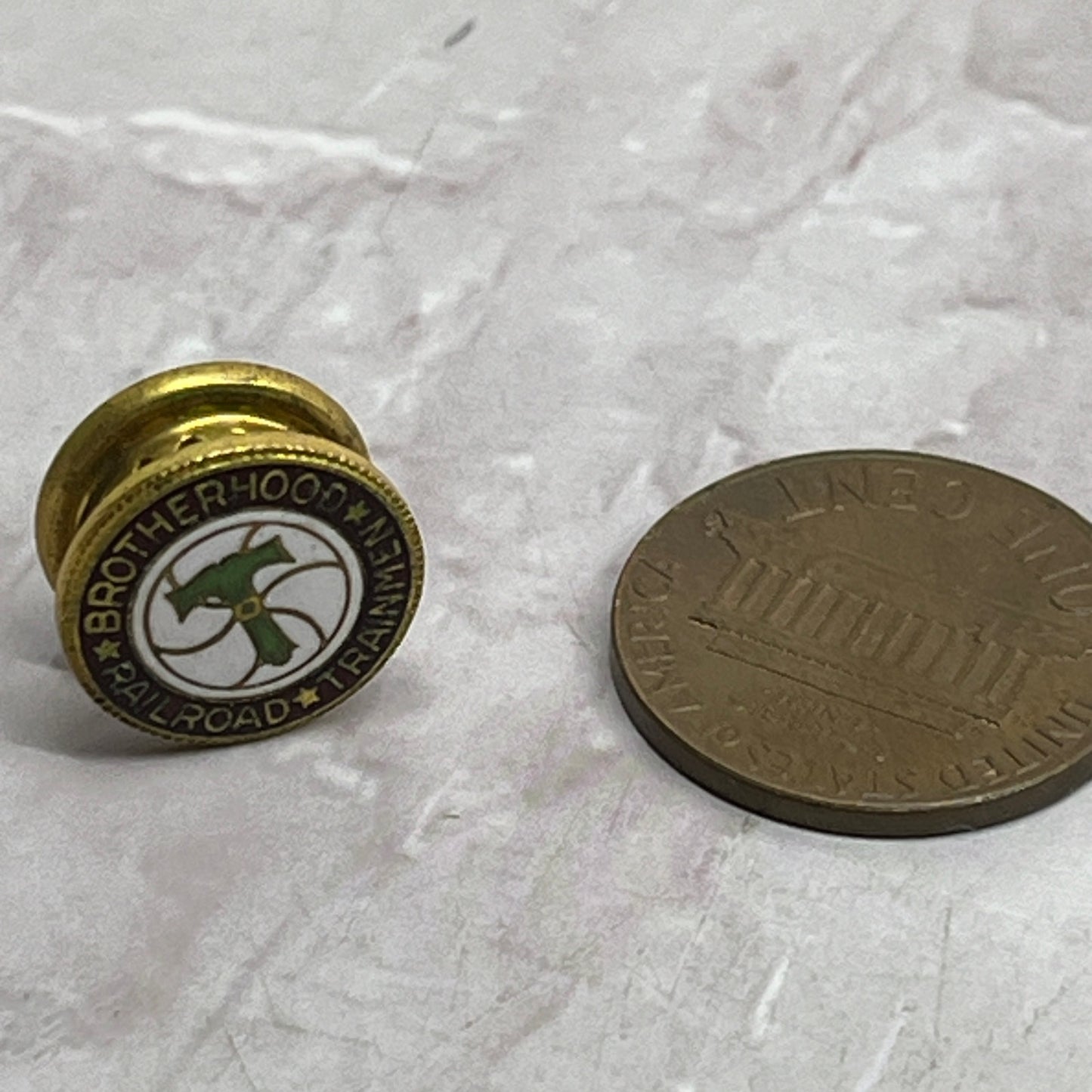 Vintage Brotherhood of Railroad Trainmen Service Pin Jostens SE5