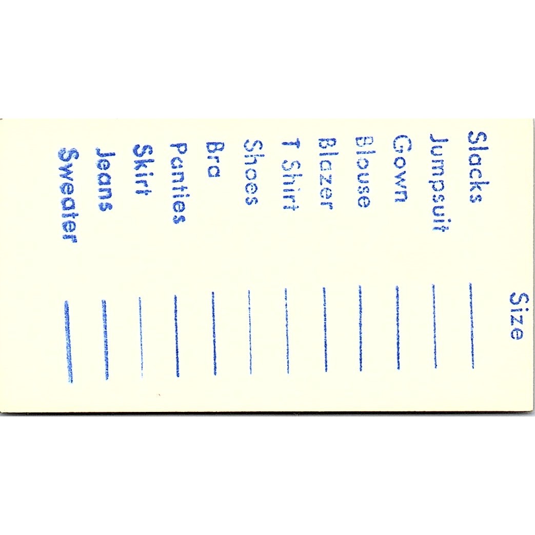 Leisure Run Women's Wear Margie Bane Wilcox League City TX Business Card SE5-B4