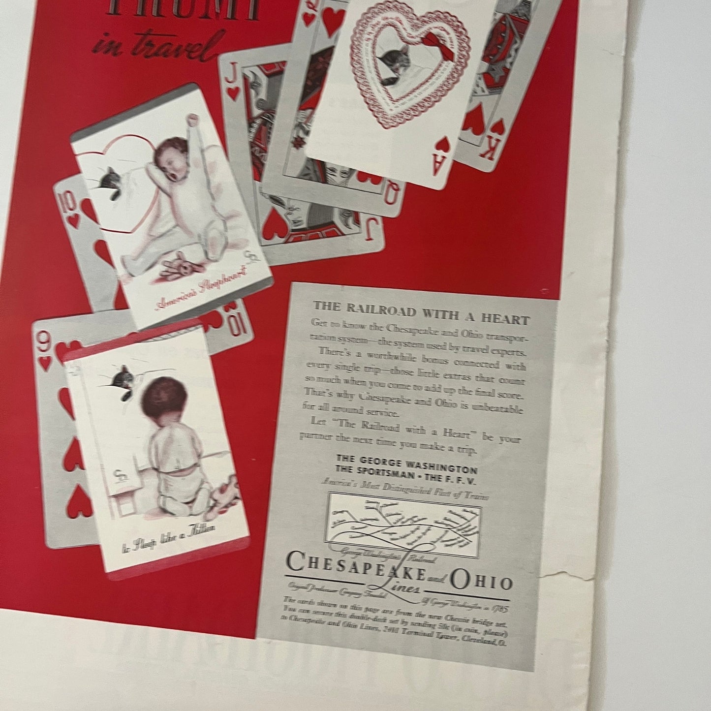 Trump in Travel - Chesapeake and Ohio Lines Railroad Advertisement V1-8