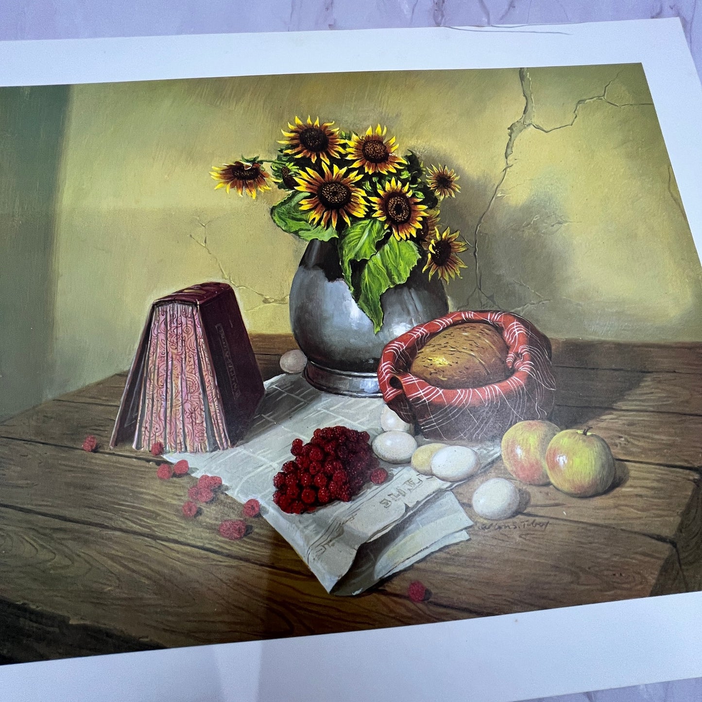 Mod Still Life 1976 Scafa Tornabene Art Co Lithograph 11x14" Art Print V22