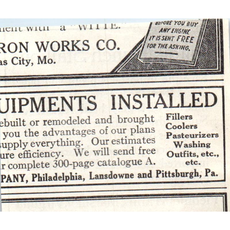 Suffolk Punch Stallions Piedmont Farms Marshall VA 1913 Magazine Advert AE7-N7