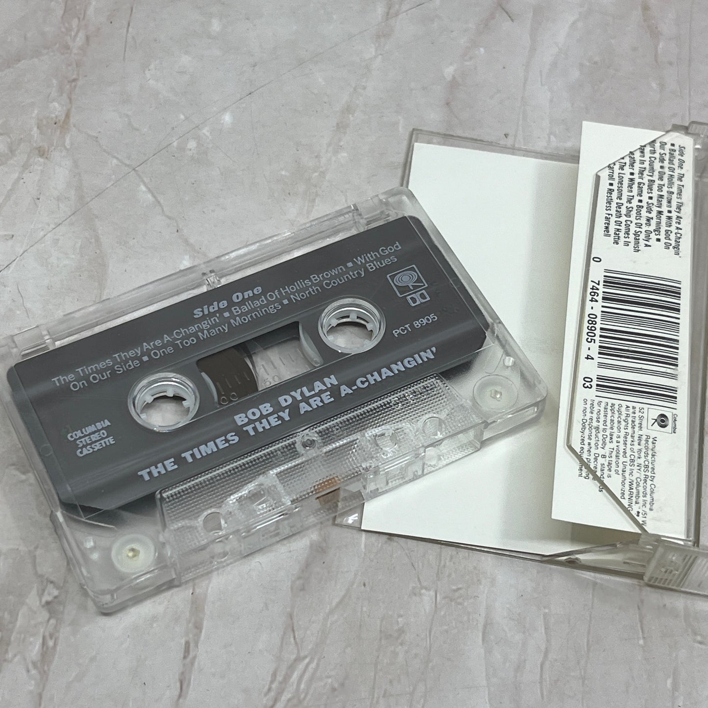 Bob Dylan The Times They Are A-Changin' Cassette Tape Ti5-CT2