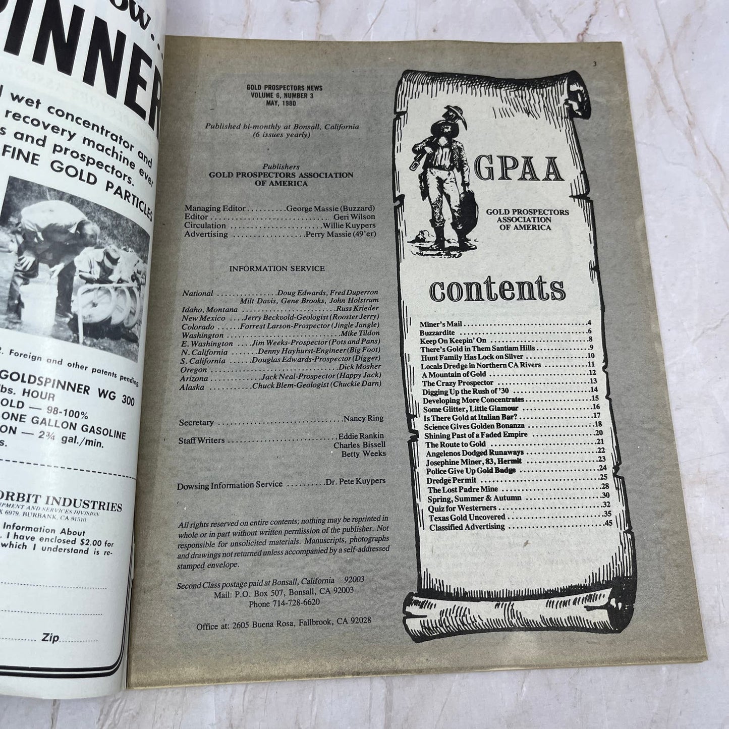 1980 May - Gold Prospecting News Magazine - Treasure Hunting Prospecting M11