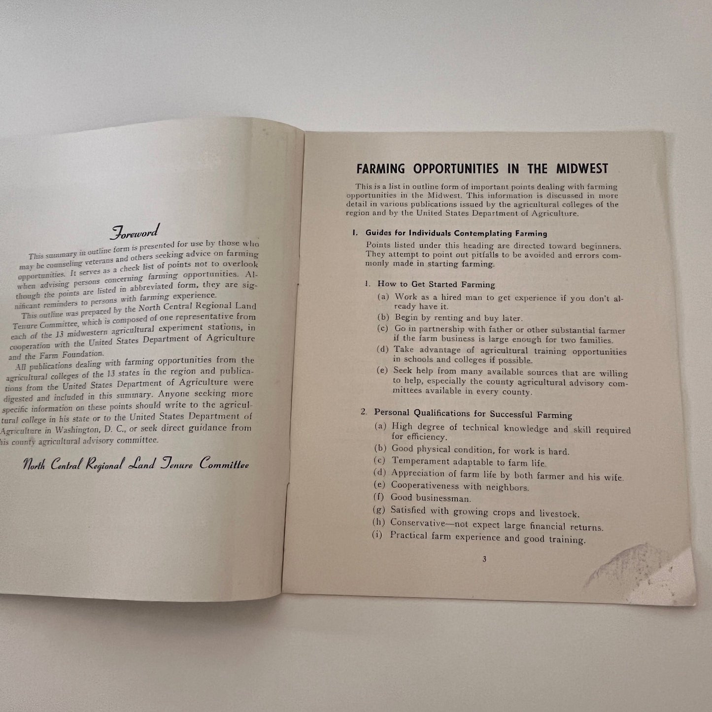 Farming Opportunities in the Midwest 1946 Lafayette IN Farm Bulletin TK2-XB5