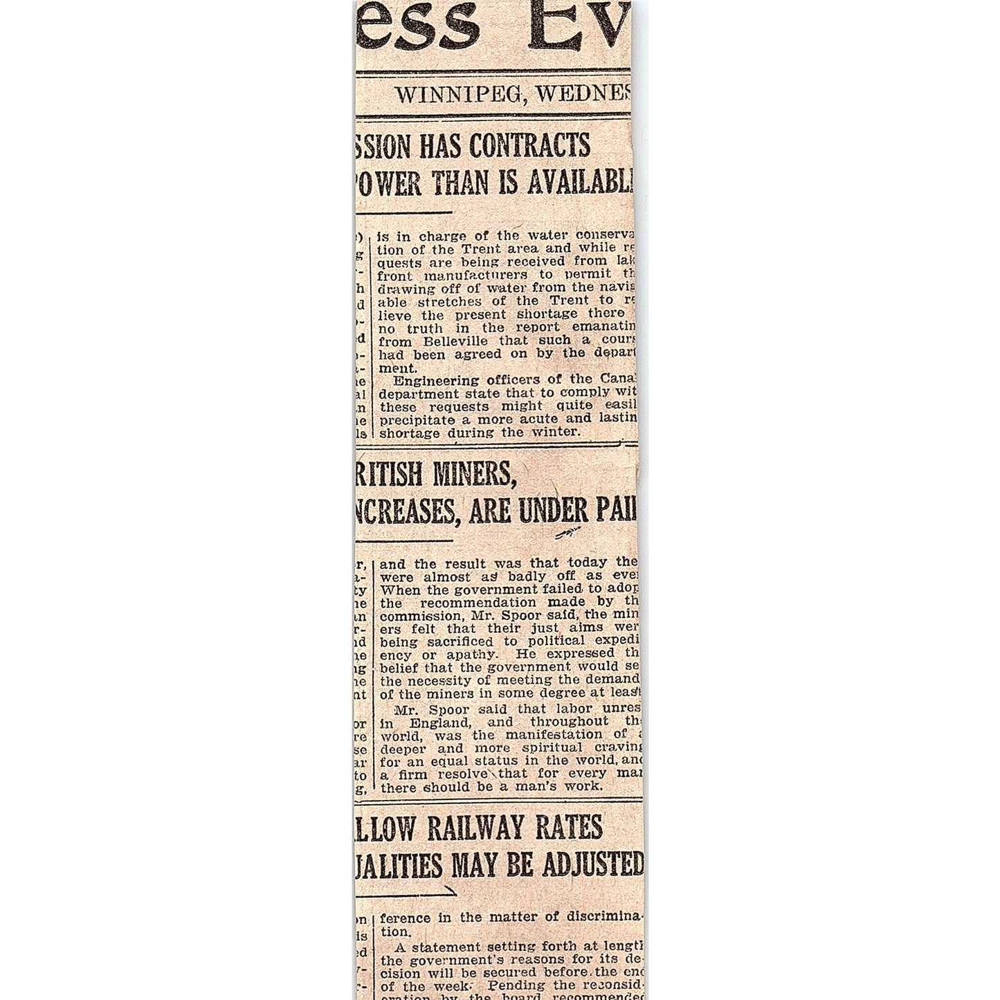 Home Economics by Mrs Elizabeth Kent - Soup Stock Winnipeg 1920 Article AG2-M7