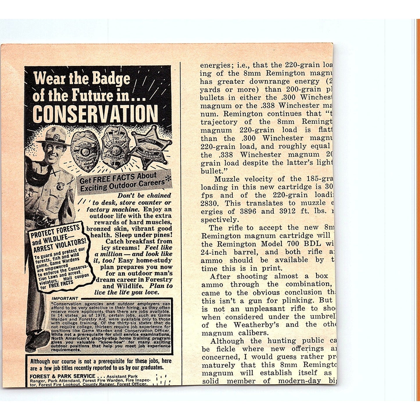 Weaver Scopes - The Great American Scope El Paso TX 1977 Ad AF6-5